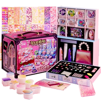 Little girl Xanka Sticker Crystal Cartoon Sticker with 3D Cubism Toys 6-year-old Childrens special Princess Girls