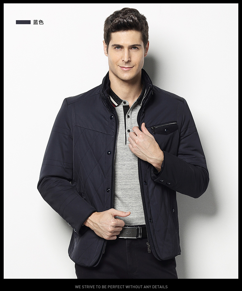 Bằng gỗ sáo 2018 mùa đông người đàn ông mới của bông coat winter coat dày ấm dài bông quần áo nam cổ áo bông áo khoác