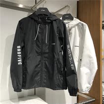 Ms. Li Ning windbreaker 2019 new ultra-thin breathable sunscreen cardigan hooded jacket sportswear AFDP188