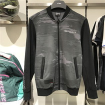 Li Ning 2019 Autumn Mens Basketball Series Fashion Jacket Cardigan Stand Collar Hooded Sweater Jacket AWDP355