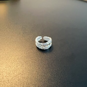 Sterling silver ring opening adjustable niche ring 925 sterling silver elegant silver jewelry white silver