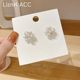 s925 silver needle crystal pearl earrings 2021 new trendy special niche design earrings female summer senior