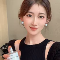 Серьги из изогнутых складных металлов-E4780-2