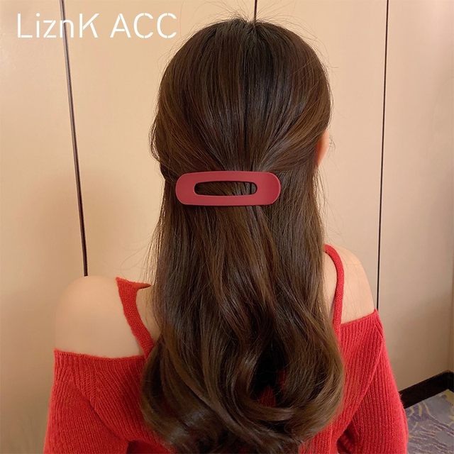 Large acrylic duckbill clip back of the head side broken hair bangs seamless hairpin female 2021 new net red