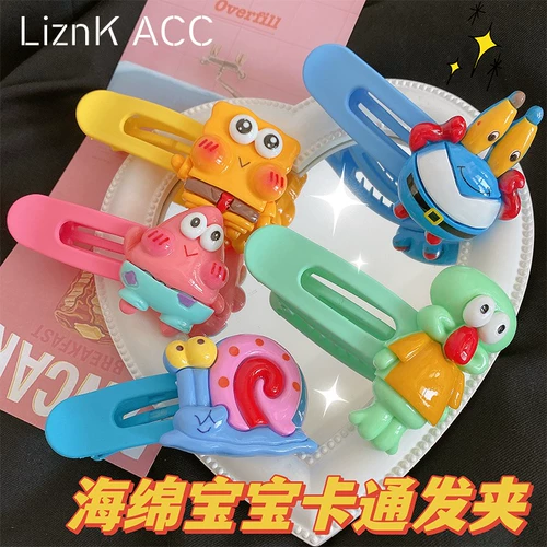 Милая поролоновая детская кукла, заколка-крабик, челка, аксессуар для волос, шпильки для волос