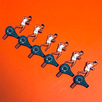 SAME movie Good thing brother Guorong Leslie Cheungs surrounding A Fei is a spring break Farewell My Concubine badge souvenir