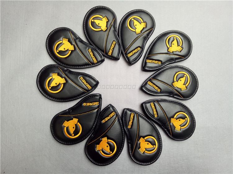 Golf irons đặt câu lạc bộ HONMA đặt người đàn ông và phụ nữ mô hình headgear vật liệu PU vàng thêu BERES mũ găng tay nam chống nắng