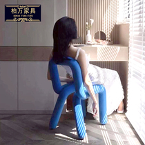 French Bold Chair Net Red Modern Designer Creative Orbital Chair Single Chair Model Room Network Chair