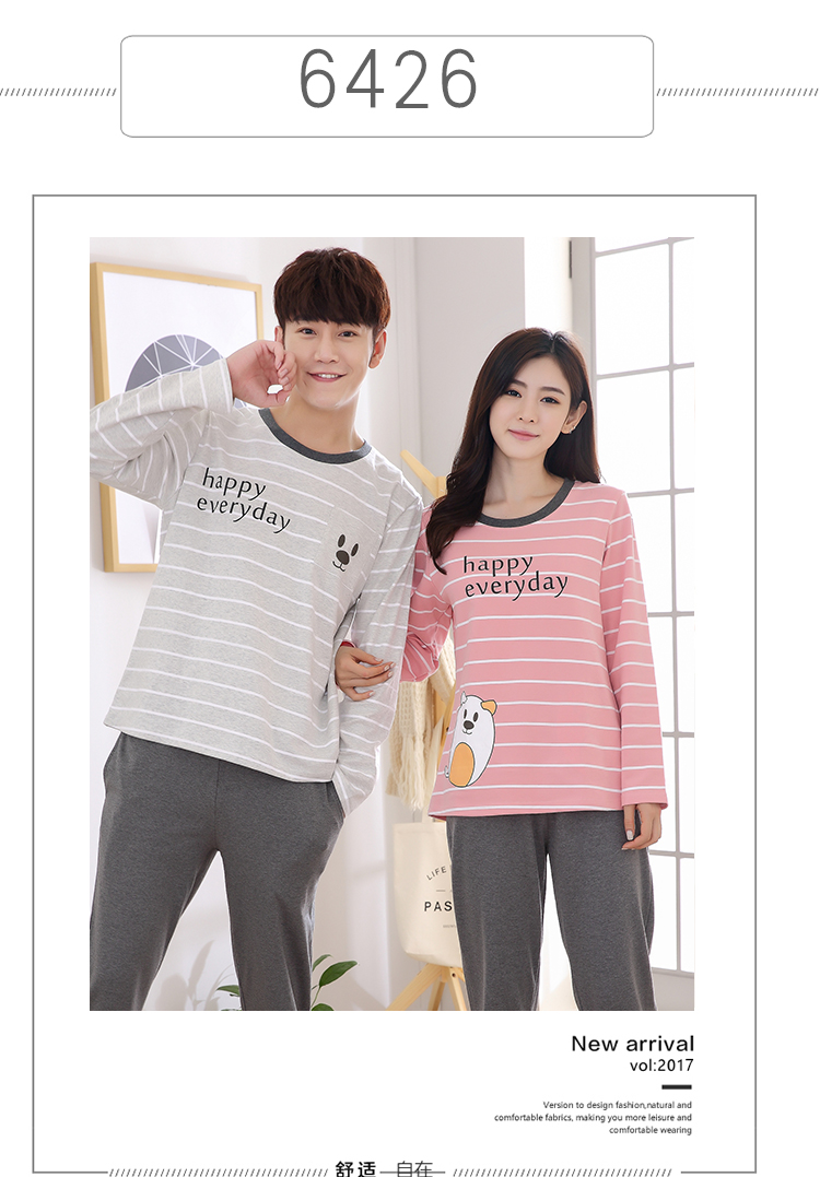 Pyjama mixte en Coton à manches longues - Ref 2988371 Image 42