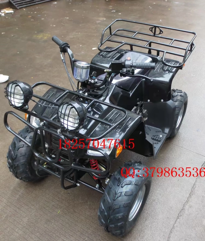 Xe mô tô bốn bánh off-road 125cc nhỏ Hummer ATV 7 inch lốp chân không Sửa đổi đôi đèn lưới Dụng cụ