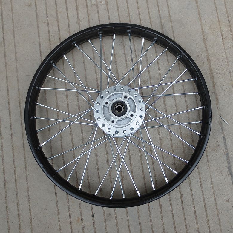 Phụ kiện xe mô tô địa hình nhỏ tốc độ cao phụ kiện xe đua Apollo xe địa hình 14 inch bánh trước trung tâm 2.50-14 vành vành xe wave alpha