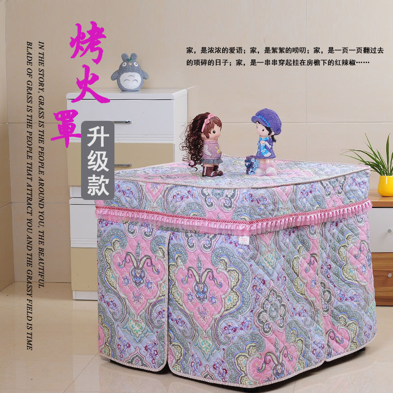 Heating of oven cover Heating table cover Heating table cover Heating furnace cover Heating furnace cover open fork