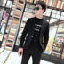 2018 mới thời trang phù hợp với nhỏ phù hợp với nam mỏng phù hợp với hộp đêm Hàn Quốc nhà tạo mẫu tóc chàng trai nhỏ phù hợp với hai bộ thủy triều quần kaki Suit phù hợp