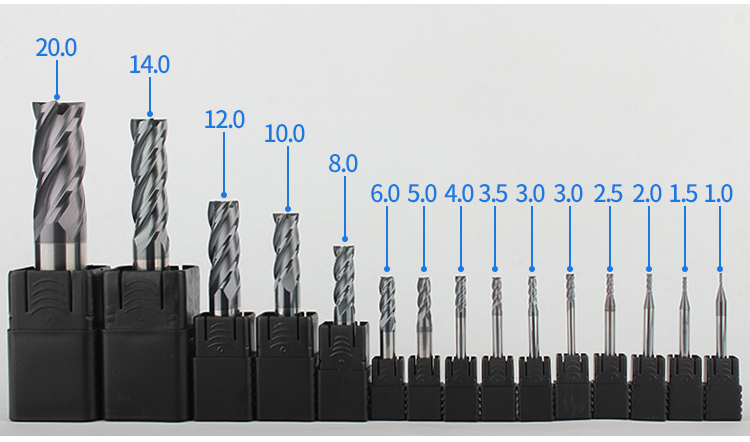 Thép vonfram DTU phẳng cuối máy phay CNC 55 độ mài dao 4 lưỡi dao hợp kim cứng cắt dụng cụ 1-20mm - Dụng cụ cắt