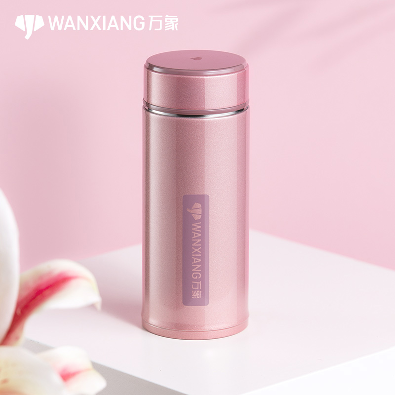 Vientiane ladies thermos cup large capacity small and lovely accompanying cup easy to carry out fashionable thermal insulation cup