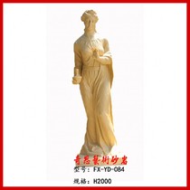 Sandstone reliefs new sandstone lifting bottle Girls like sculpted European-style landscape sculpted GRP antique bronze round sculptures