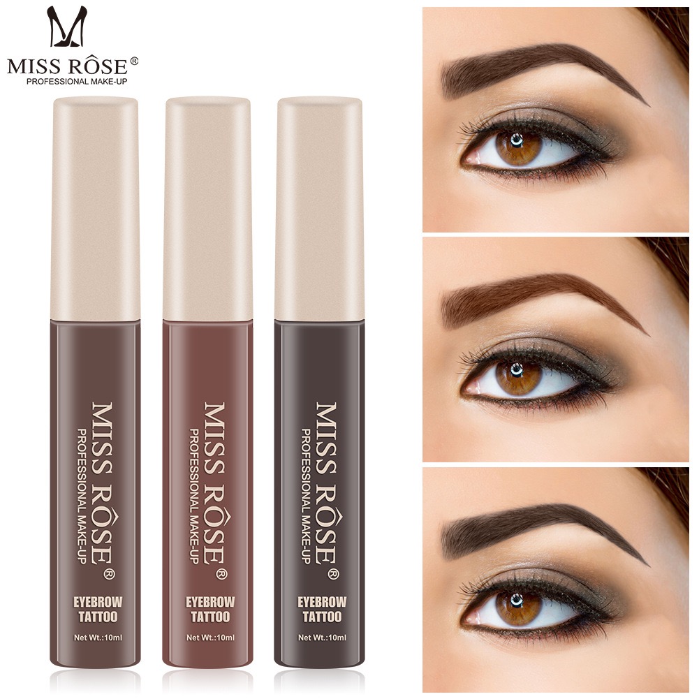 MISS square eyebrow paste natural tube Yajin liquor line liquid 6 color single box with durable nude makeup ROSE