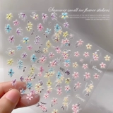 Летние наклейки для ногтей, накладные ногти, трехмерная наклейка для ногтей, декор, популярно в интернете, 2025 года, новая коллекция