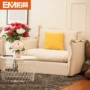 Bo sofa rèm vải ins xuống tối giản theo phong cách Bắc Âu đỏ đúp ròng ba-bit sofa mủ nhỏ căn hộ 135 - Ghế sô pha ghế sopha giường