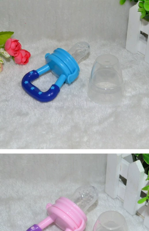 Thực phẩm cho bé cắn túi nhai nhạc trẻ sơ sinh mọc răng hàm dính trái cây và rau - Gutta-percha / Toothbrsuh / Kem đánh răng tưa lưỡi cho bé