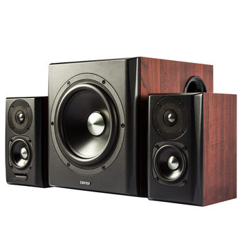 Edifier/Edifier S201 Multifunctional Hifi 8inch Wooden Active 2.1 Multimedia Bluetooth Speaker