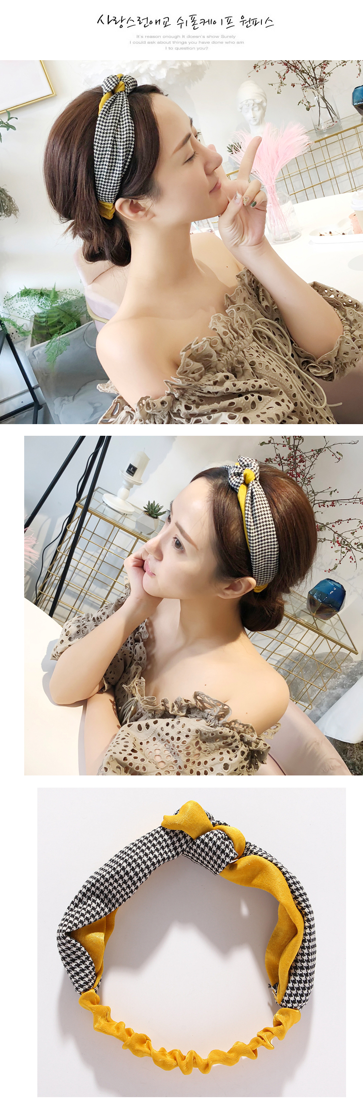 Hàn quốc mũ nón vẻ đẹp ngọt ngào nữ headband rửa rộng vành headband net tóc đỏ ban nhạc đơn giản kẹp tóc headband phụ kiện tóc