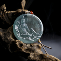 Quarry Weng Myanmar Emerald natural A cargo high ice Wood na Guanyin round Brand Classic