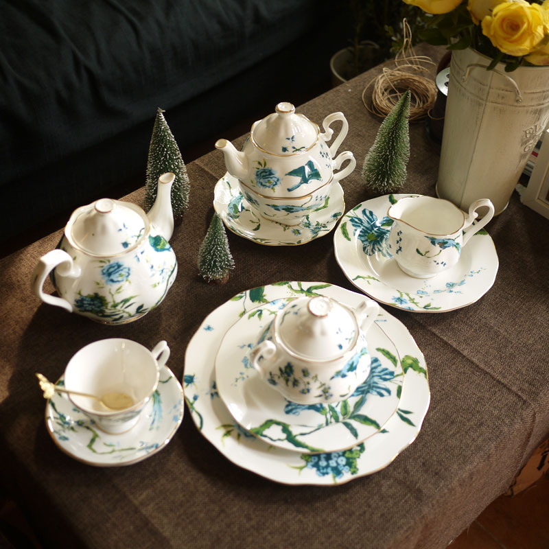 British original hand-made bone porcelain teapot Mark cup high-end ceramic cup cup kettle gift kit
