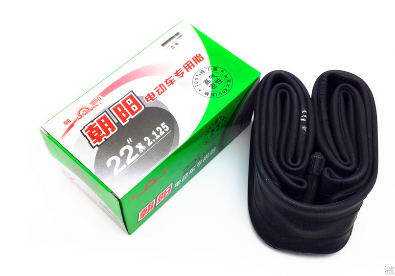 Chaoyang tire Chaoyang 22x2 125 electric vehicle butyl rubber inner tube 22*2 125 straight mouth inner tube