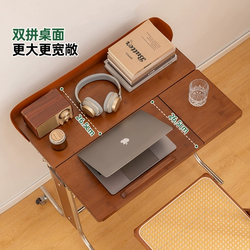 Компьютерный стол, спальня, бытовой, передвижной подъемный стол, небольшой письменный стол для квартиры, комбинация прикроватной тумбочки и стула, многофункциональный верстак