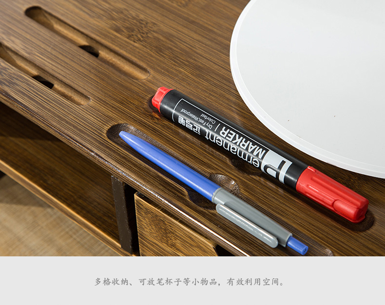 Tre máy tính để bàn máy tính để bàn hiển thị tăng chiều cao máy tính khung tre bảng giá tăng giá lưu trữ - Kệ giá sách