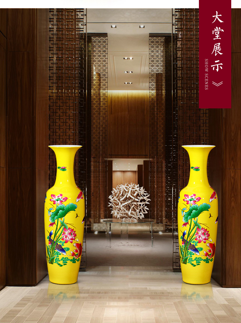 Jingdezhen ceramics for years more Chinese landing large vases, the sitting room porch hotel opening gifts furnishing articles