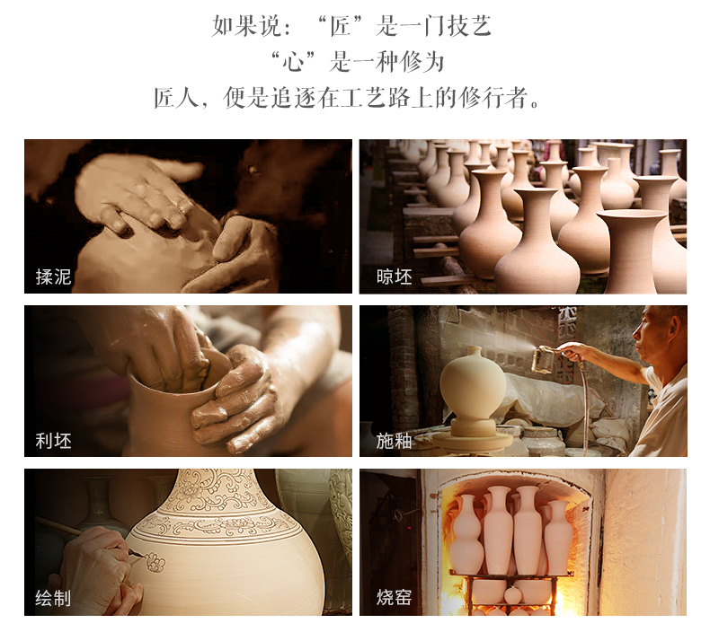 Jingdezhen ceramic powder enamel creative home desktop cylinder cornucopia adornment of the sitting room porch feng shui plutus furnishing articles