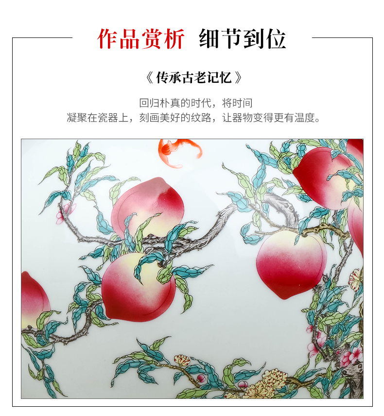 Jingdezhen ceramics, vases, flower arrangement of Chinese style restoring ancient ways of TV ark, wine furnishing articles office desktop decoration