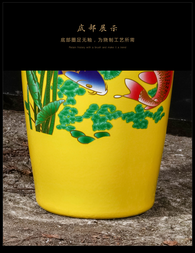 Jingdezhen ceramics for years more Chinese landing large vases, the sitting room porch hotel opening gifts furnishing articles