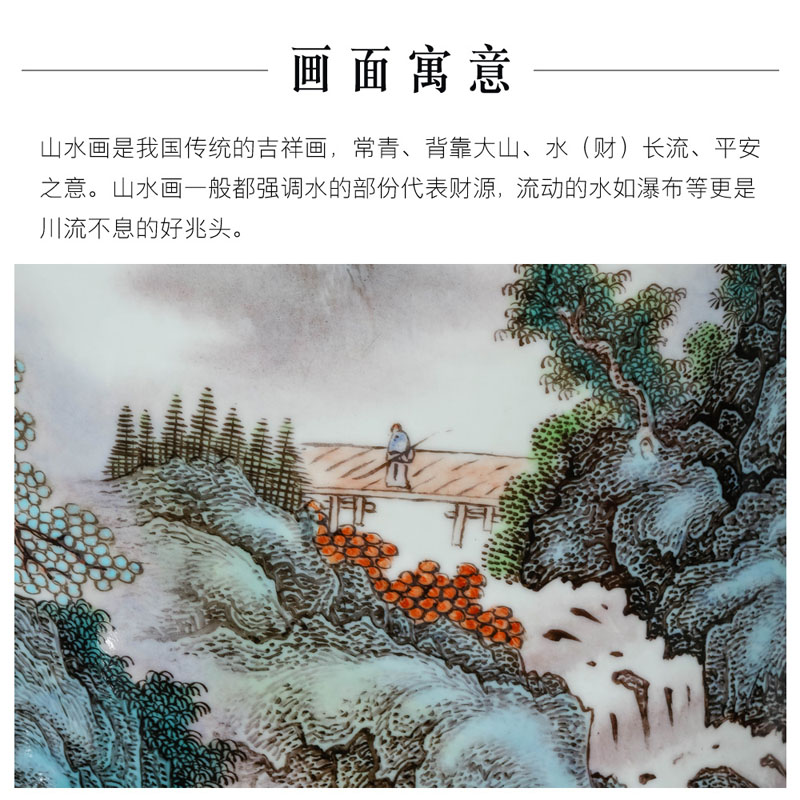 Jingdezhen ceramic masters of large vase hand - made jiangnan amorous feelings of famille rose decoration furnishing articles opening taking gifts