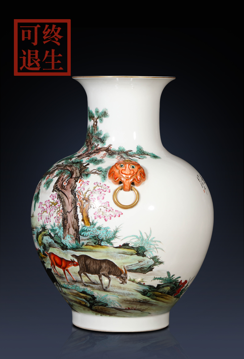 Weekly update 9 issue of imitation the qing qianlong solitary their weight.this auction collection jack ceramic vases, furnishing articles