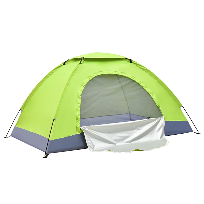 Tent outdoor single double 3-4 people thickened home outdoor camping 2 people camping beach travel set