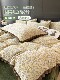 Winter Carved Milk Velvet Four-Piece Set, Fleece-Lined and Thickened Coral Fleece Duvet Cover, Fitted Sheet, Bed Sheet, Three-Piece Bedding Set