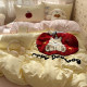 2026 New A-Grade Washed Cotton Bedding Four-Piece Set, Bed Sheet, Duvet Cover, Student Dormitory Single Bed Three-Piece Set 4