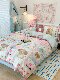 Cute Puppy Four-Piece Set 100% Pure Cotton Bed Sheet Duvet Cover Student Dormitory Single Bed Three-Piece Set 3