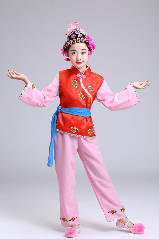 2018 trẻ em opera buổi hòa nhạc trang phục Peking Opera trang phục múa Xiaohongniang Xiaohua Dan Qiaohuadan drama costume