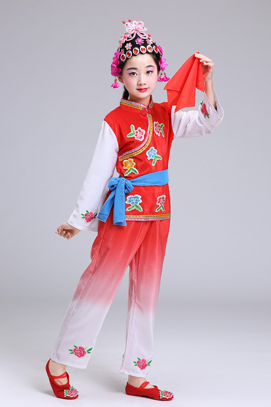 2018 trẻ em opera buổi hòa nhạc trang phục Peking Opera trang phục múa Xiaohongniang Xiaohua Dan Qiaohuadan drama costume