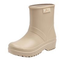 Augushiden rain boots for women 2024 new outer wear adult waterproof anti-slip lightweight fashionable Japanese short rain boots