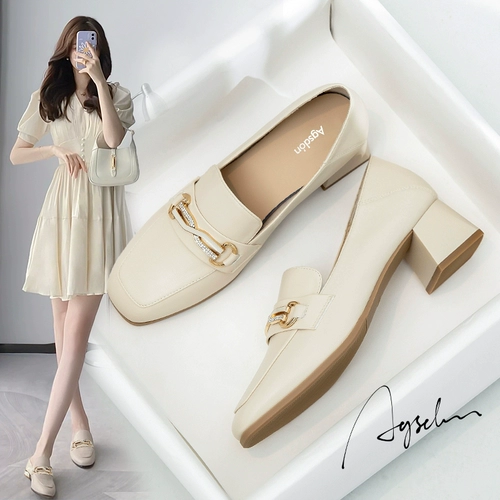 Летняя обувь, модные туфли на высоком каблуке на платформе для кожаной обуви, французский стиль, яркий броский стиль