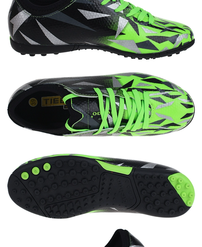 Giày bóng đá da báo chính hãng TIEBAO gãy móng giày bóng đá cỏ nhựa móng tay thanh niên dành cho người lớn
