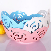 Creative wedding celebration plastic washing fruit dried fruit plate large coffee table Candy basin Small living room household Nordic modern