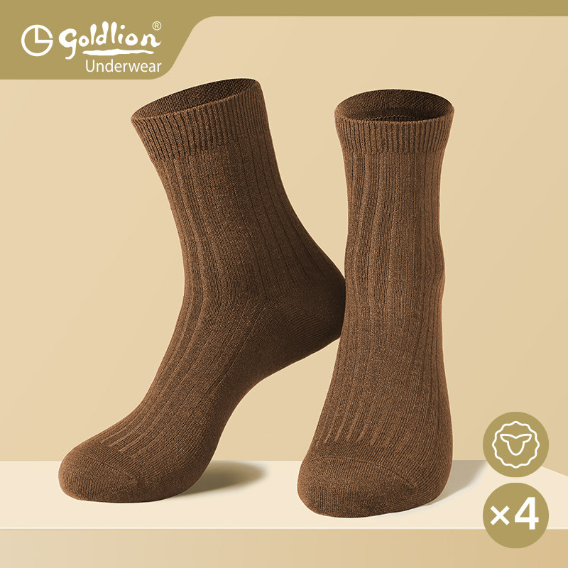 Jinlili ladies socks autumn and winter with wool home warm draw stockings student socks girl floor socks