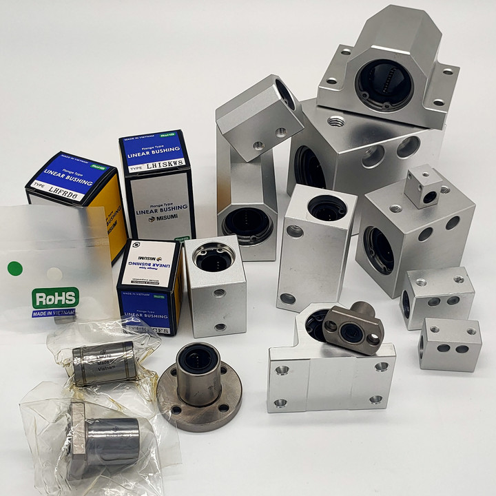 Mismi linear bearing seat LHBBL10 12 16 20 25 30 bearing steel standard parts
