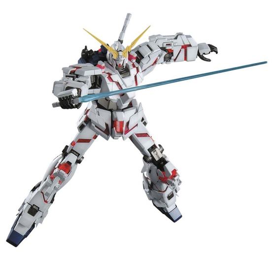 Spot Bandai MG1 100 Unicorn Gundam image version HD color matching UnicornRX-0